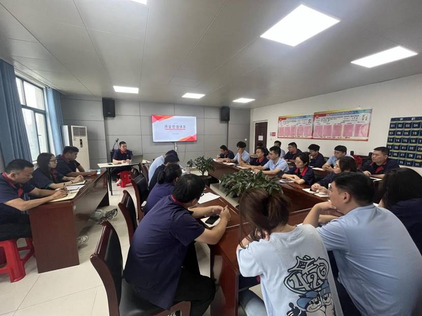建材公司開展QC管理、質(zhì)量管理知識培訓