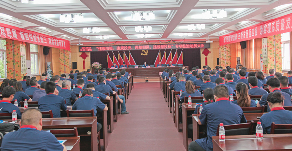 公司召開“違規(guī)決策、違規(guī)投資、違規(guī)擔(dān)保、違規(guī)招投標(biāo)”專項整治動員大會